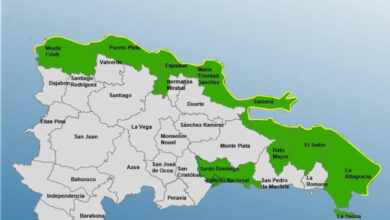 Photo of Gran Santo Domingo y otras provincias en alerta verde por paso de Erin; franja costera en amarilla
