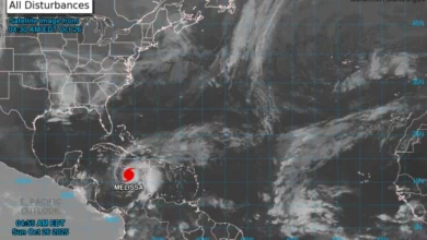 Photo of Melissa sube a categoría 4: advierten lluvias intensas y ráfagas de viento en gran parte del país