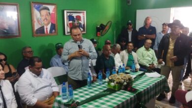 Photo of Radhamés Jiménez, vicepresidente de La Fuerza del Pueblo juramento decenas de jóvenes que formaban parte de PRM-PLD